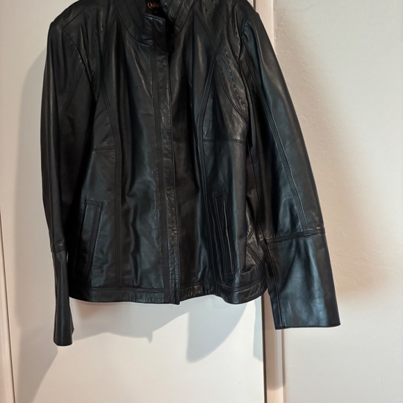 Quince Leather Stand-Collar Jacket XL - Picture 5 of 9